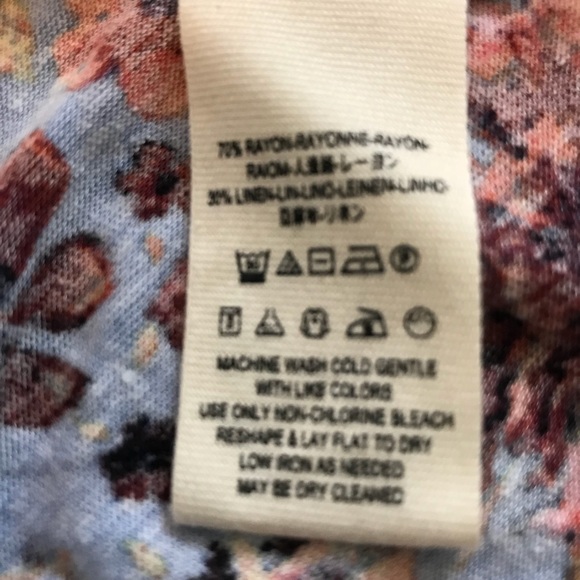 Free People Sky Combo Off or On Shoulders Top - Picture 8 of 8